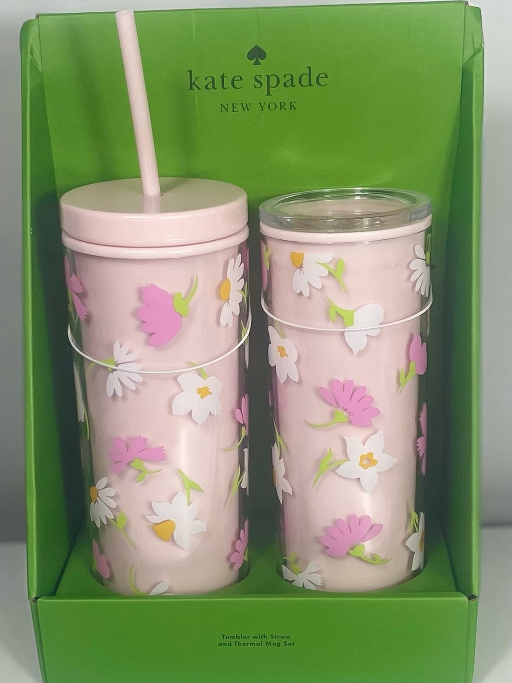 Kate Spade Floral Waltz Tumbler Set